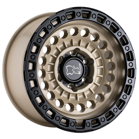 Black Rhino Sentinel Desert Sand w/ Black Ring Wheel | Dirty Garage