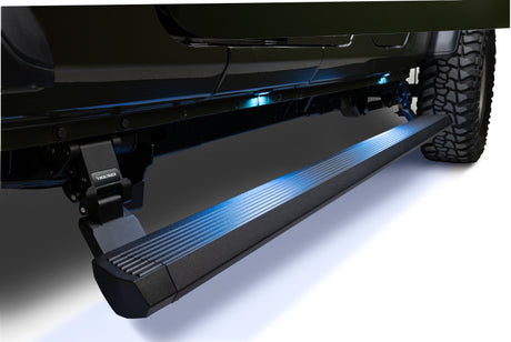 2020-2024 Gladiator CC 4-Door Black VoltStep Electric Running Board Kit - View 4 | Dirty Garage