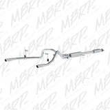 2015 F-150 5.0L 3" Cat Back Dual Split Rear Exit T409 Exhaust System | Dirty Garage