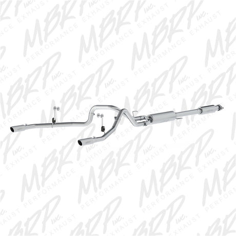2015 F-150 5.0L 3" Cat Back Dual Split Rear Exit AL Exhaust System | Dirty Garage