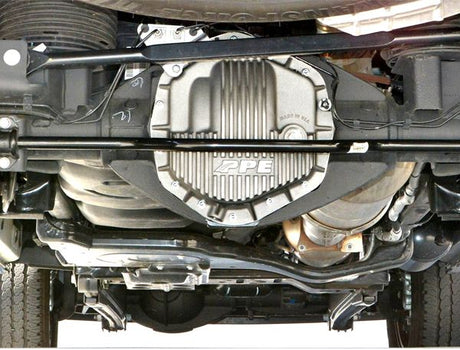 Universal Heavy Duty Cast Aluminum Rear Differential Cover 2500/3500 HD Raw Silver - View 4 | Dirty Garage