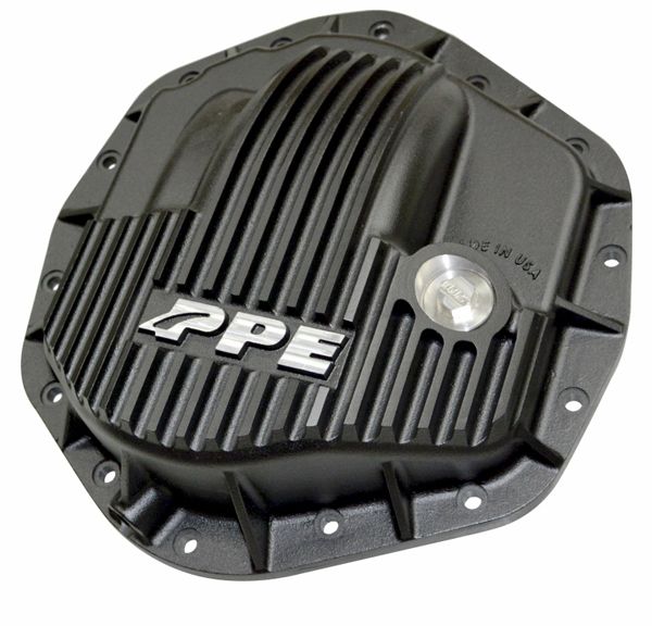 Universal Heavy Duty Cast Aluminum Rear Differential Cover 2500/3500 HD Black | Dirty Garage