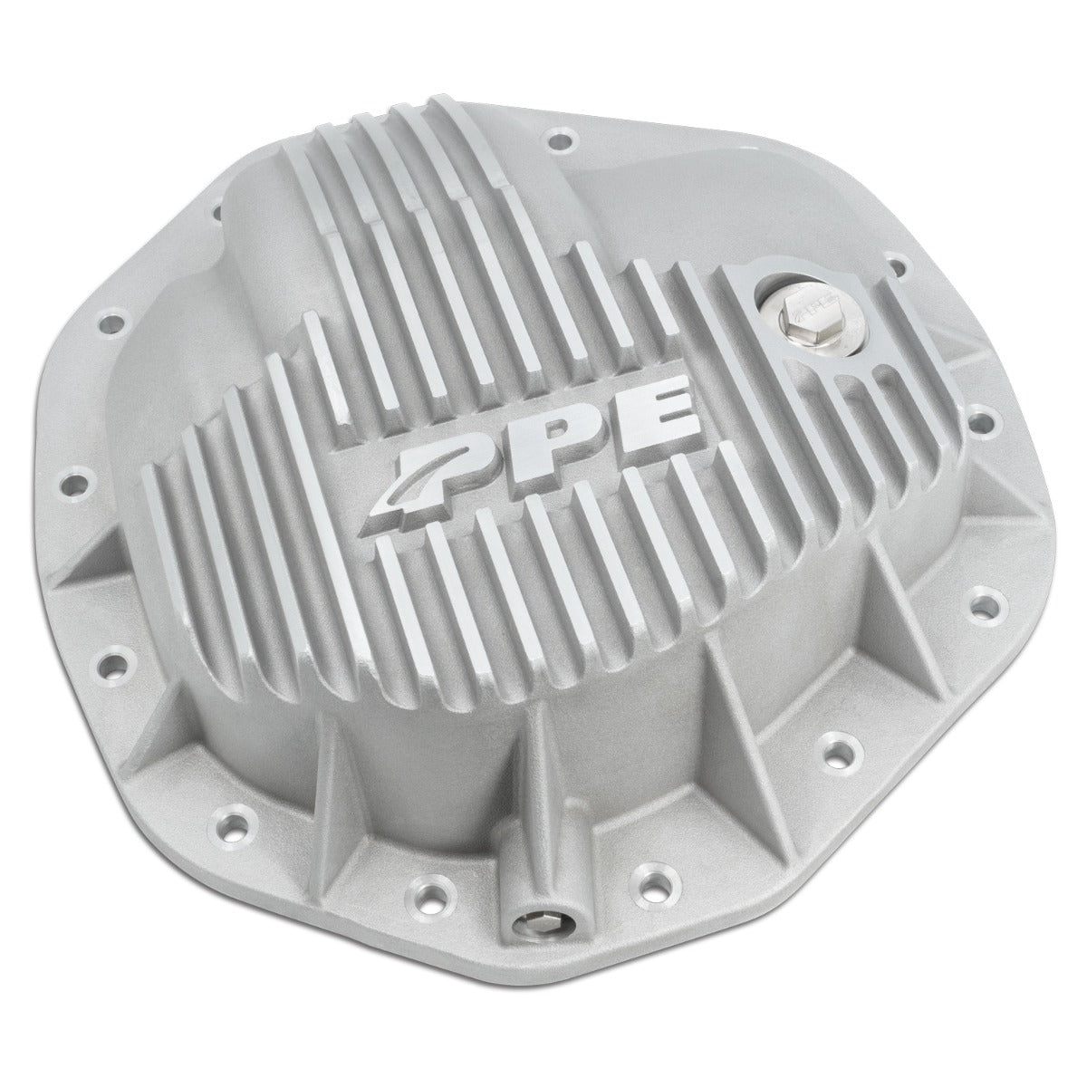 Universal HD 6.4L/6.7L 11.5 Inch /11.8 Inch -14 Heavy-Duty Cast Aluminum Rear Differential Cover Raw - View 2 | Dirty Garage