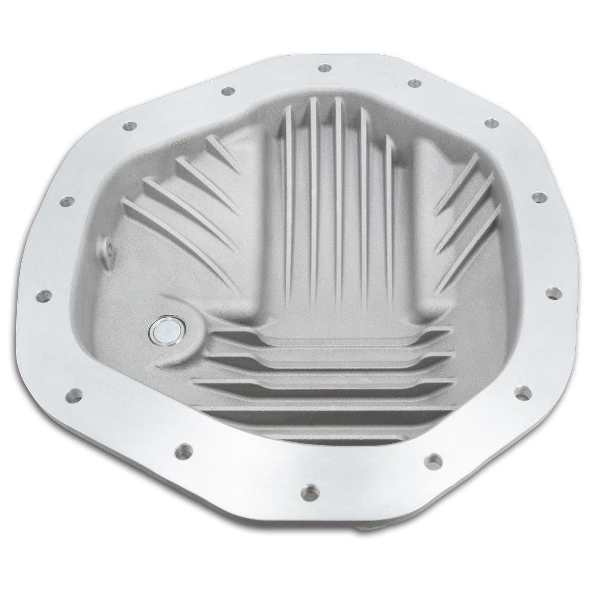 Universal HD 6.4L/6.7L 11.5 Inch /11.8 Inch -14 Heavy-Duty Cast Aluminum Rear Differential Cover Raw - View 7 | Dirty Garage