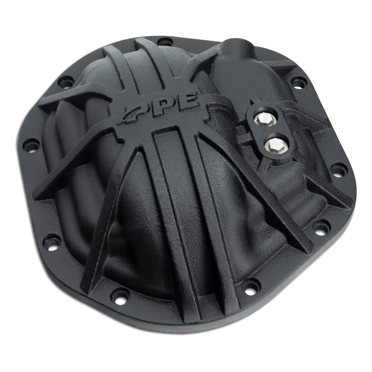 2007-2018 Jeep Wrangler Dana-44 Cast Nodular Iron Rear Differential Cover Black - View 2 | Dirty Garage