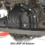 2007-2018 Jeep Wrangler Dana-44 Cast Nodular Iron Rear Differential Cover Black - View 6 | Dirty Garage