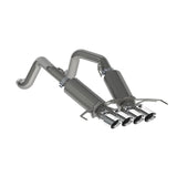 2014-2019 Corvette V8 6.2L 3" T304 Dual Cat Back 4" Quad Dual Wall Tips | Dirty Garage