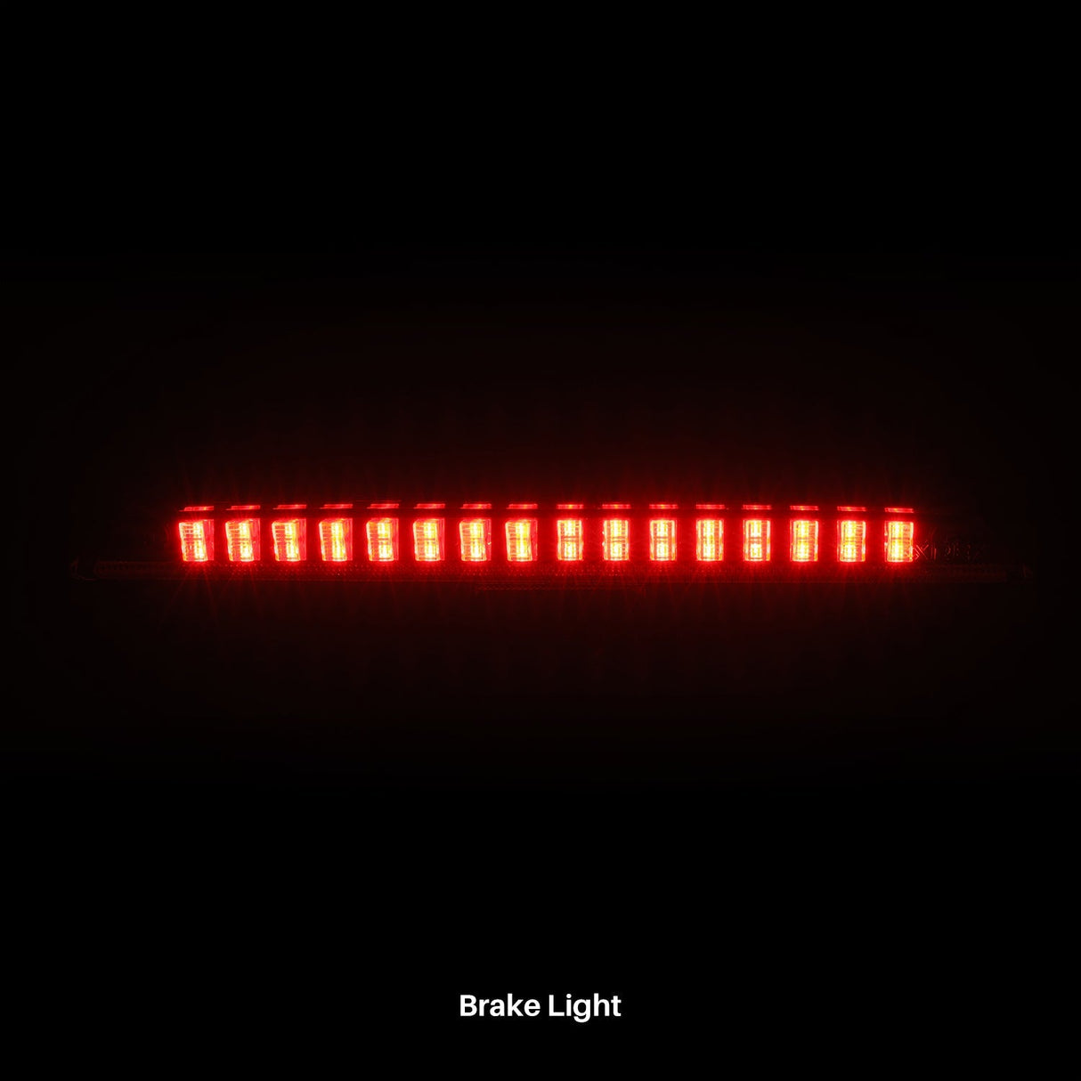 AlphaRex NOVA-Series Prismatic LED third brake light in Black for 2025-2026 Toyota 4Runner, detail view