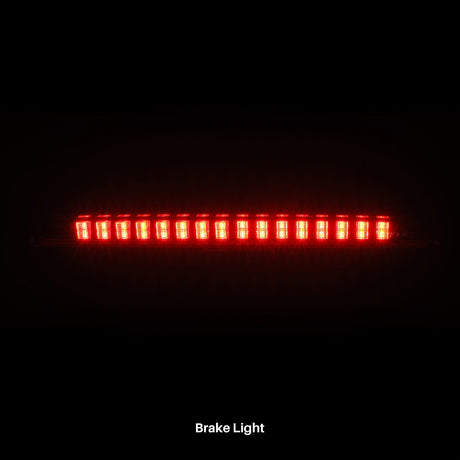 AlphaRex NOVA-Series Prismatic LED third brake light in Black for 2025-2026 Toyota 4Runner, detail view