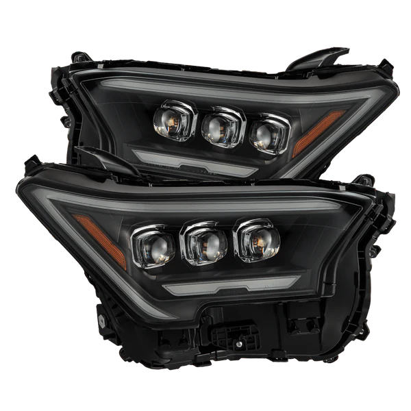 2024-2025 Tacoma Nova-Series Projector Headlights Pair Black w Activation Light (880327)