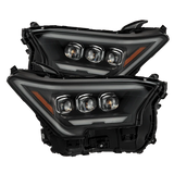 2024-2025 Tacoma Nova-Series Projector Headlights Pair Black w Activation Light (880327)