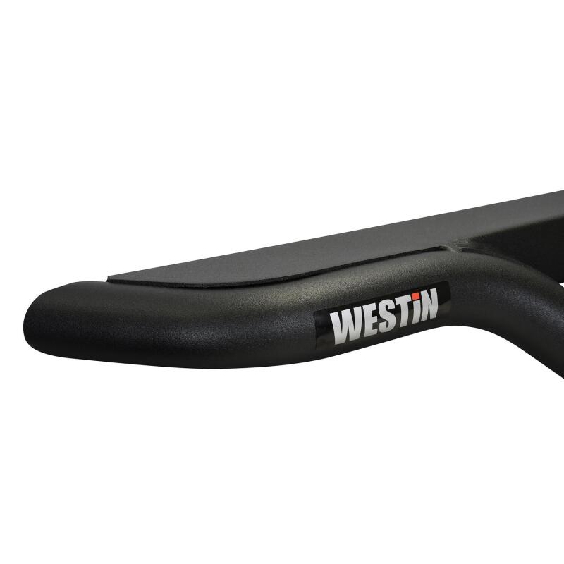 Westin 15-22 Chevrolet Colorado / GMC Canyon Crew Cab Outlaw Nerf Step Bars - Textured Black - View 8 | Dirty Garage