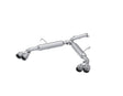 2022-2024 Kia Forte GT Armor Lite AL Steel 2.5" Axle Back Exhaust SS Quad Tips | Dirty Garage
