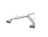2022-2024 Kia Forte GT Armor Lite AL Steel 2.5" Axle Back Exhaust SS Quad Tips | Dirty Garage