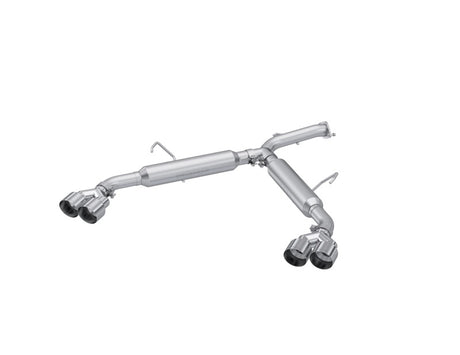 2022-2024 Kia Forte GT Armor Lite AL Steel 2.5" Axle Back Exhaust SS Quad Tips | Dirty Garage