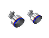 MBRP T304 SS Burnt End Tip 2.125inID, 5inOD Out, 7.25in Length, Pair 17-25 BRZ / GR86 | Dirty Garage