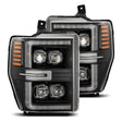 2008-2010 Super Duty Nova-Series LED Projector Black Headlights Active Light Sequential Signal | Dirty Garage