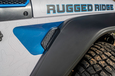 Rugged Ridge Max Terrain Fender Flare Set F & R 18-22 Jeep Wrangler JL - View 4 | Dirty Garage