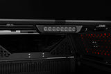 Diode Dynamics SS10 Chase Lightbar detail on the IBEX bed rack, lights off