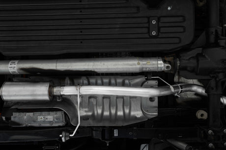 2021-2024 Superduty Powerboost Hybrid 3" Single Side Exit T304 - View 4 | Dirty Garage