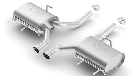 Borla 11-14 CTS Coupe V6 3.6L AT RWD/AWD Dual Ctr Rear Exit Touring Exhaust (REAR SECTION ONLY) - View 3 | Dirty Garage