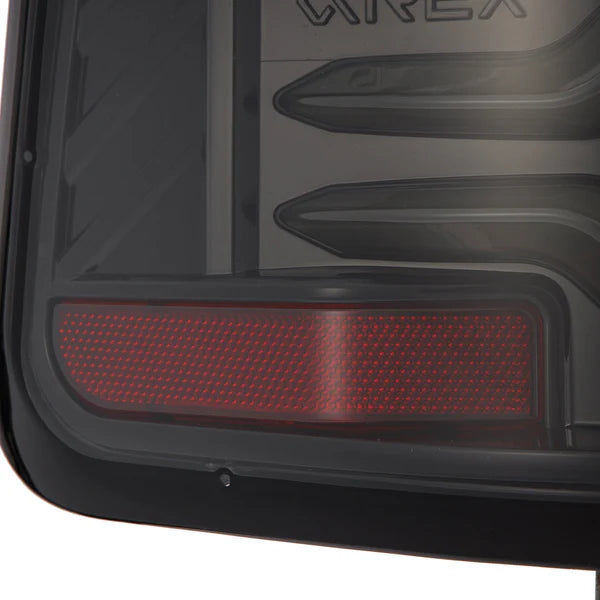 2025 Ram 1500 Luxx-Series LED Tail Lights Alpha Black - View 4 | Dirty Garage
