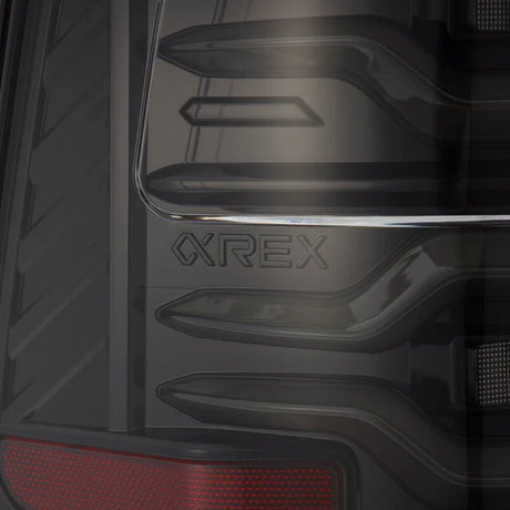 2025 Ram 1500 Luxx-Series LED Tail Lights Alpha Black - View 3 | Dirty Garage