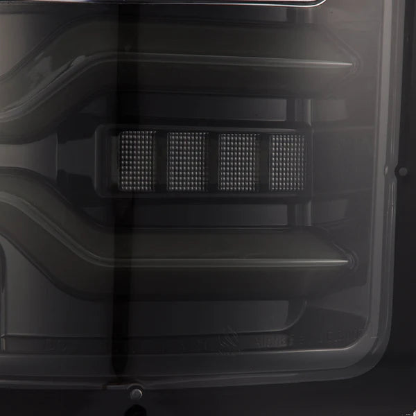 2025 Ram 1500 Luxx-Series LED Tail Lights Alpha Black - View 6 | Dirty Garage