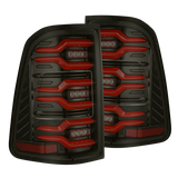 2025 Ram 1500 Luxx-Series LED Black Red Tail Lights | Dirty Garage