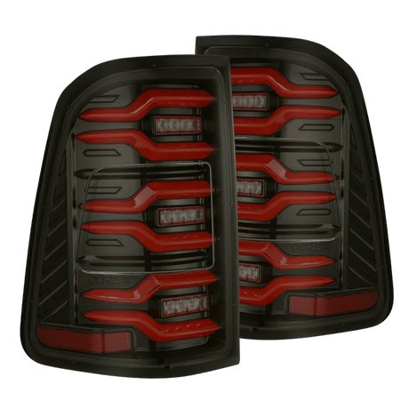 2025 Ram 1500 Luxx-Series LED Black Red Tail Lights | Dirty Garage