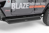 Go Rhino Dominator Extreme D1 Side Steps - Tex Blk - 87in - View 3 | Dirty Garage