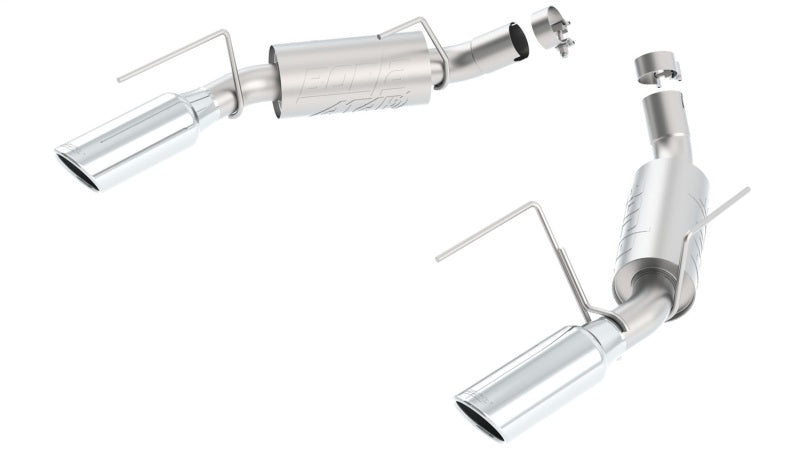 Borla 05-09 Mustang GT/Bullitt 4.6L 8cyl Aggressive ATAK Exhaust (rear section only) - View 2 | Dirty Garage