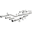 2015-2023 Charger 409 Stainless Steel Polished 3in Quad Tips Cat Back Exhaust | Dirty Garage