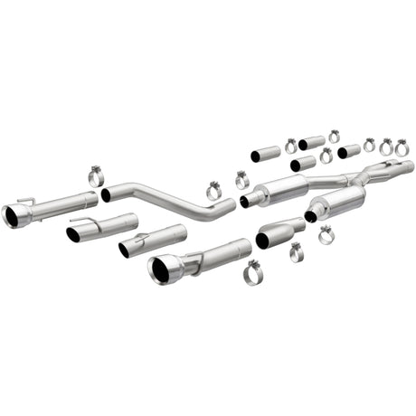 2015-2023 Charger 409 Stainless Steel Polished 3in Quad Tips Cat Back Exhaust | Dirty Garage