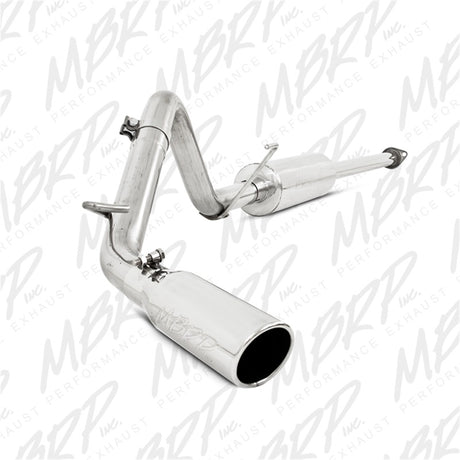 2005-2013 Tacoma 4.0L EC CC Cat Back Single Exit T409 Exhaust - View 3 | Dirty Garage