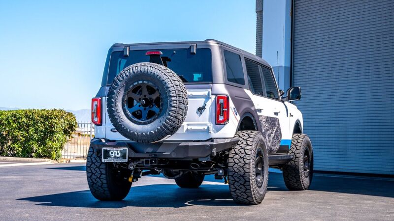 Borla 21-22 Ford Bronco 2.7L V6 4WD Touring Axle Back Exhaust w/ Black Coated Tips - View 3 | Dirty Garage