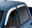 2019 Ram 1500 Crew Cab Ventvisor Front and Rear Window Deflectors Chrome 4-Piece | Dirty Garage