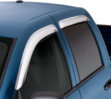 2019 Ram 1500 Crew Cab Ventvisor Front and Rear Window Deflectors Chrome 4-Piece | Dirty Garage