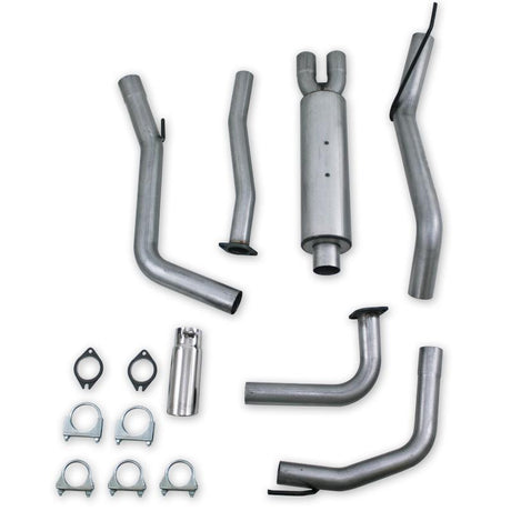 2005-2011 Frontier 4.0L Single Side Aluminum Cat Back Exhaust | Dirty Garage