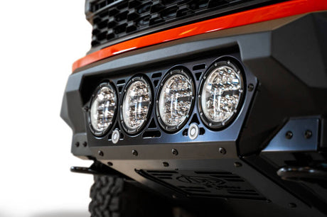 2021-2025 F-150 Raptor Bomber Front Bumper w/ Rigid 360 6" Light Mounts - View 2 | Dirty Garage