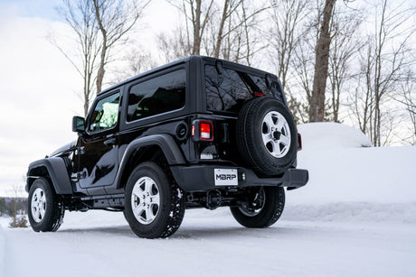 2018-2020 Wrangler JL 2.5" Single Rear Exit Cat Back Exhaust Aluminum - View 4 | Dirty Garage