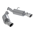 2005-2010 Mustang GT Shelby GT500 Dual Mufflers Axle Back Split Rear T304 | Dirty Garage