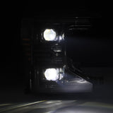 2020-2022 Super Duty Luxx-Series LED Projector Alpha-Black Headlights ACV Light SS Switchback DRL - View 4 | Dirty Garage