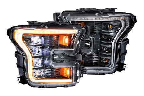 2015-2017 F-150 XB LED Headlights Amber DRL Gen 2 (LF502-A.2-ASM) | Dirty Garage