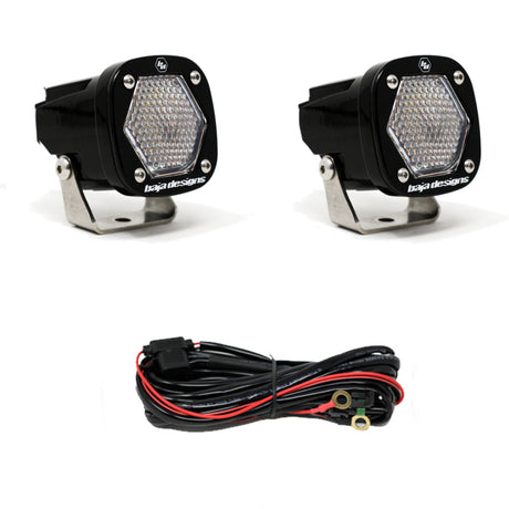 Universal S1 Work Scene LED Light w/ Mounting Bracket Pair | Dirty Garage