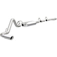2014-2019 GM 1500 CC EC Single P/S Rear Exit Stainless Steel Cat Back Perf Exhaust | Dirty Garage