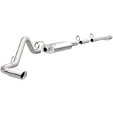 2014-2019 GM 1500 CC EC Single P/S Rear Exit Stainless Steel Cat Back Perf Exhaust | Dirty Garage