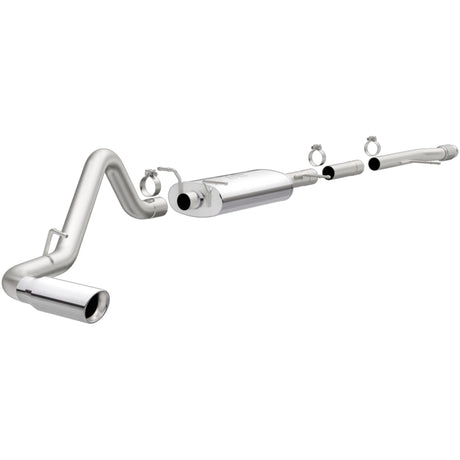 2014-2019 GM 1500 CC EC Single P/S Rear Exit Stainless Steel Cat Back Perf Exhaust | Dirty Garage