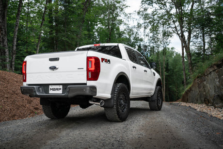 2019-2024 Ranger Ecoboost 2.3L 4" OD Tip Single Side Exit 3" AL Cat Back - View 5 | Dirty Garage
