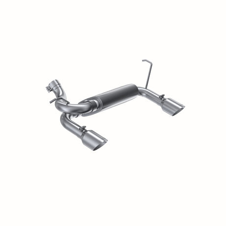 2007-2014 Wrangler Rubicon 3.6L 3.8L Axle-Back Dual Rear Exit Aluminum Performance Exhaust - View 2 | Dirty Garage